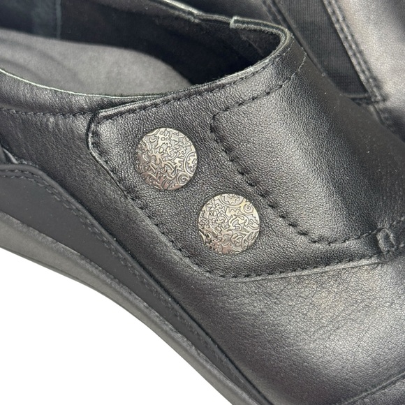 Aetrex Karina Monk Strap Leather Slip On Loafers Womens Shoes US 9/9.5 EU 40 - Picture 9 of 15